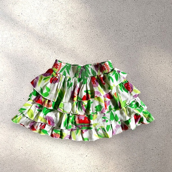 AEROPOSTALE FLORAL MINI SKIRT - Picture 1 of 2